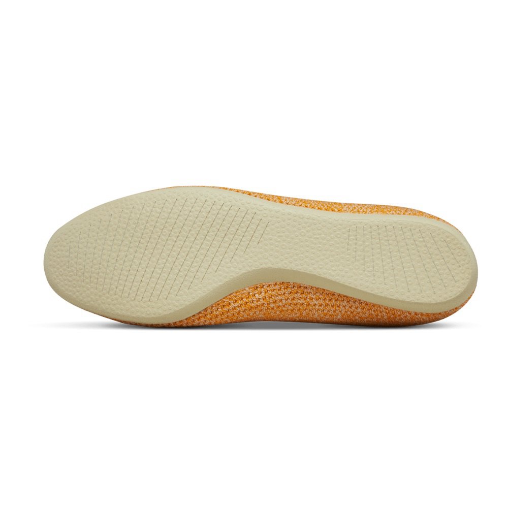 Allbirds Women\'s Flats Yellow - Tree Breezers - 61207JOZS